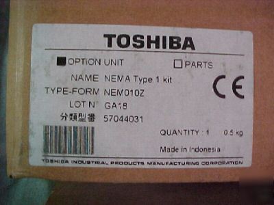 Toshiba option unit nema type 1 kit NEM010Z GA18 qt. 2 