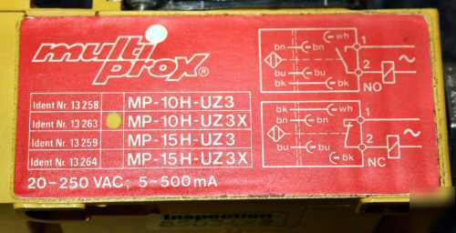 Turck multi-prox inductive proximity sensor mp-10H-UZ3X