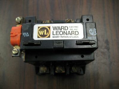 Ward leonard 7001-7140-11 500 vdc contactor w/ aux.