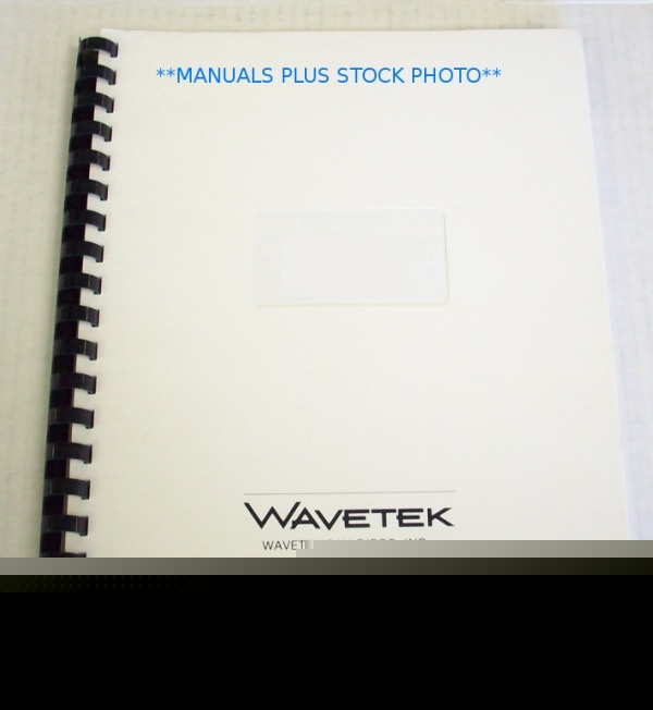Wavetek 148 op/service manual - $5 shipping 