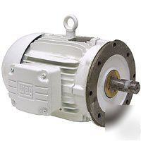 Weg 5 hp 230/460 vac 1745 rpm 3 ph motor W21 series