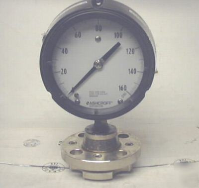  ashcroft type 202 diaphragm-mounted gauge, 0-160 psi