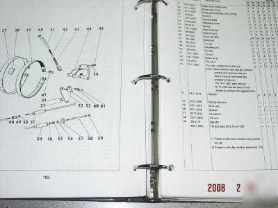1998 zetor, tractor, parts manual unified range 1