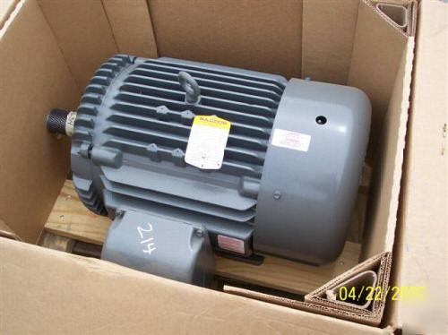 Baldor 25 hp ac induction motor-tefc