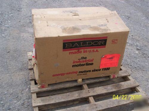 Baldor 25 hp ac induction motor-tefc