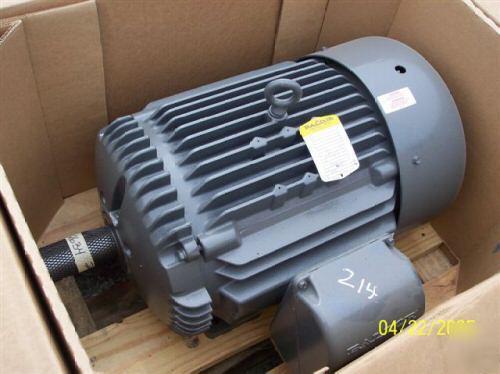 Baldor 25 hp ac induction motor-tefc