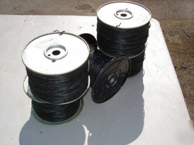 Belden #22 stranded / black (1000' reels)