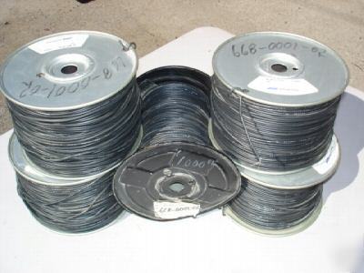 Belden #22 stranded / black (1000' reels)