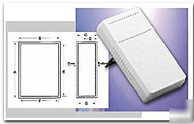 Bud handheld plastic enclosure (hh-3400-bc)