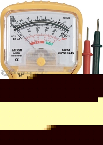 Extech 38073 mini analog multimeter