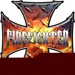Firefighter decal reflective 4