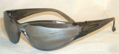 Furies wraparound safety glasses silver mirror S7864