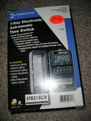 Intermatic ET8215CR 7 day electronic time switch