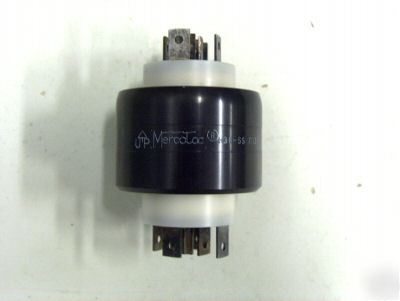Mercotac rotating connector 630-ss 6 conductor 200RPM