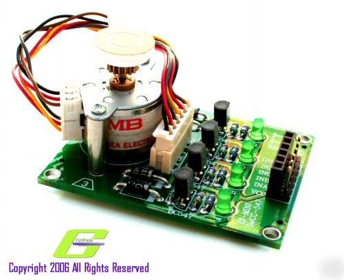 Mini-step-motor setpping motor basic stamp, pic, atmel