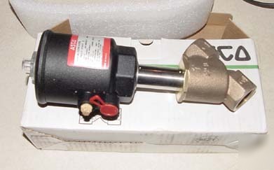 New asco angle body piston valve 1