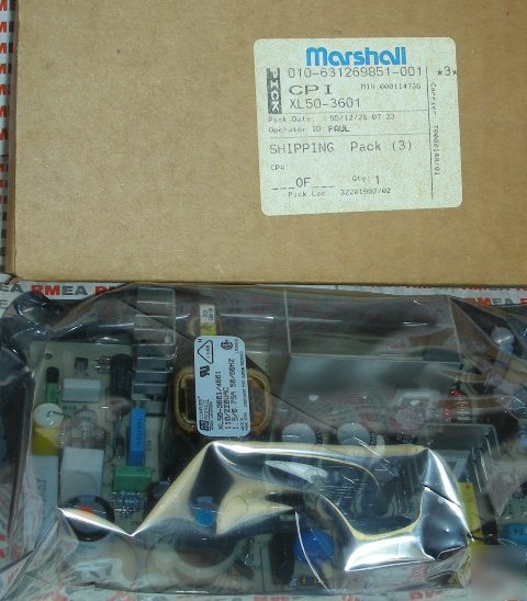 New computer products XL50-3601 rectifier marshall 