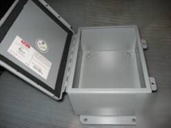 New hoffman junction box 8X6X3 1/2. part # a-806CH