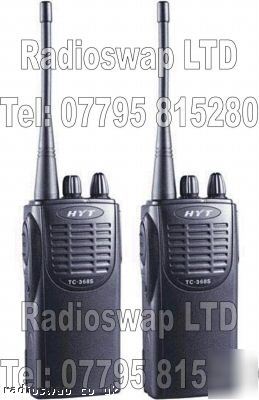 New hyt TC265 boxed 5 watt radios & audio acc: save 40%