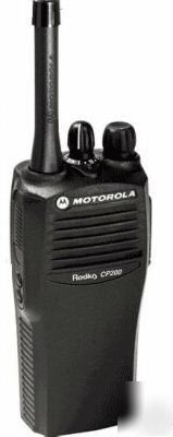 New motorola CP200 vhf portable radio, 