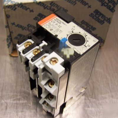 New sprecher + schuh ct 3-12 overload relay 600 vac max