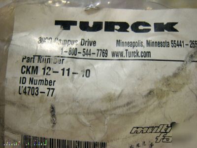 New turck ckm 12-11-10 multi fast cordset CKM121110