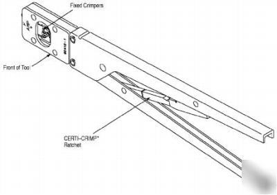 New tyco amp 90418-1 certi-crimp tool ampmodu mod iv, 