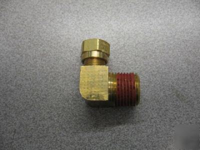 Parker brass d.o.t. compression fitting VS269NTA-4-6