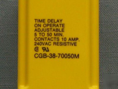 Potter & brumfield variable delay relay cgb-38-70050M