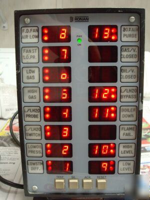 Ronan X100 16-input fault recorder annuciator ultralarm