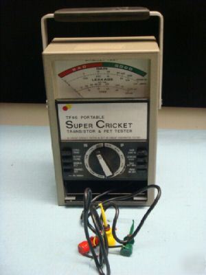 Sencore TF46 super cricket transistor & fet tester nice