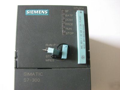 Siemens S7 CPU314 & memory card 6ES7-314-1AE03-0AB0