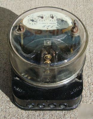 Vintage electric meter, 6-6-1939