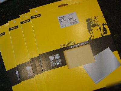  mirka gold fine 220 grit sandpaper 9X11 20 sheets 