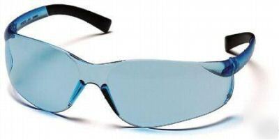 3 pyramex mini-ztek infinity blue sun & safety glassses