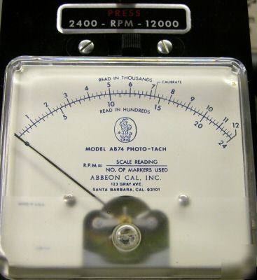 Abbeon photo tachometer AB74, rpm gauge