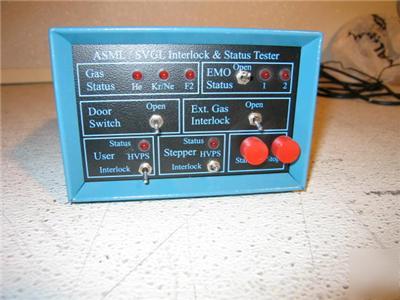 Asml/svgl interlock & status tester ies-21980-030 