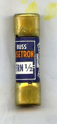 Bussmann frn-1/2 fuse 1/2 amp 250 volt time dealy fuse