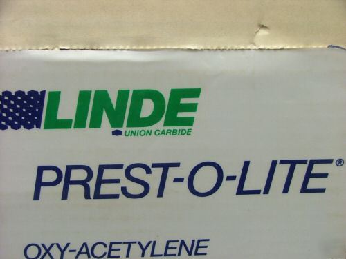 Linde prest-o-lite oxy-acetylene maintenance outfit