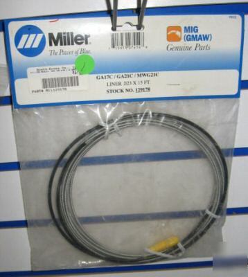 Miller 129178 kit, liner monocoil .023/.025 wire x 15FT