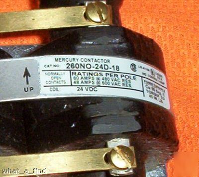 New mdi mercury contactor 260NO-24D-18 warranty 