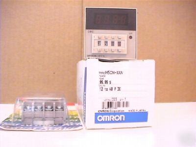 New omron 4 digit led quartz timer 1/16 din H5CN-xan 