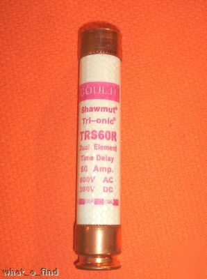 New shawmut trs-60-r tri-onic fuse TRS60R frs-r-60