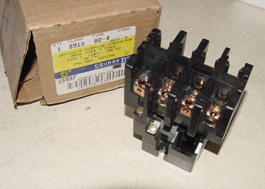 New square d definite purpose contactor 8910HO-4 