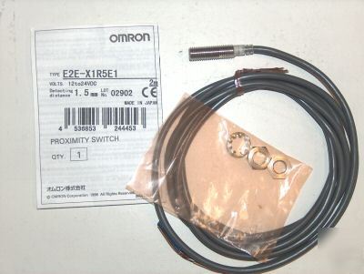 Omron E2E-X1R5E1 proximity switch 1.5MM distance no 
