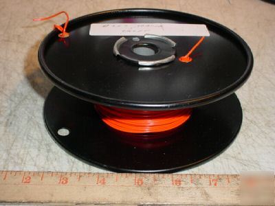 Orange 20 awg stranded teflon high temp wire 250FT