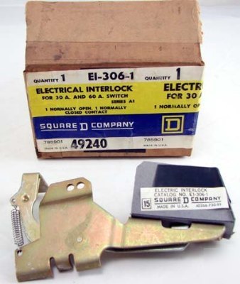 Square d electrical interlock contact A1 ei-306-1 tool
