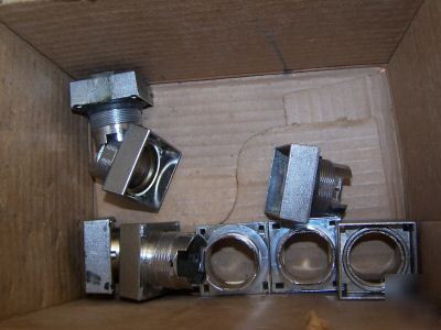 Square d pushbutton parts, 9001 type kx parts, silver