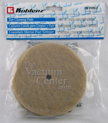 Tan cleaning pads for floor buffer