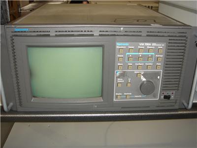 Tektronix VM700A video measurement set #214 read